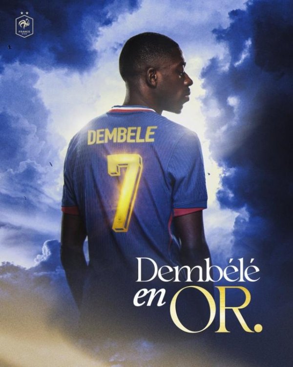 富兴配资端 致敬金球先生！法国国家队推出登贝莱专属限量版金球球衣